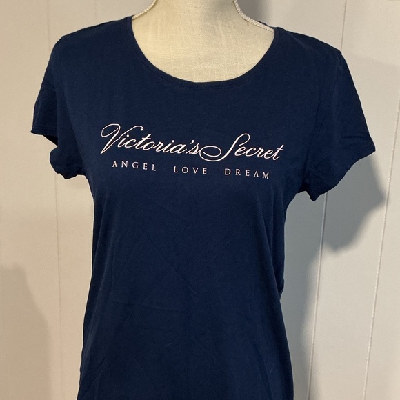 Victoria's Secret Dark Blue Short Sleeve Tee - Picture 2 of 5